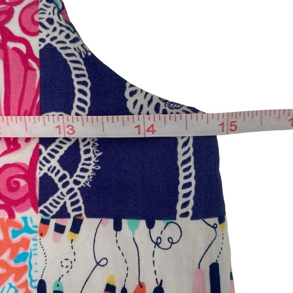 Lily Pulitzer Maurina Print Shift Dress Girls Size 14 - Picture 11 of 12
